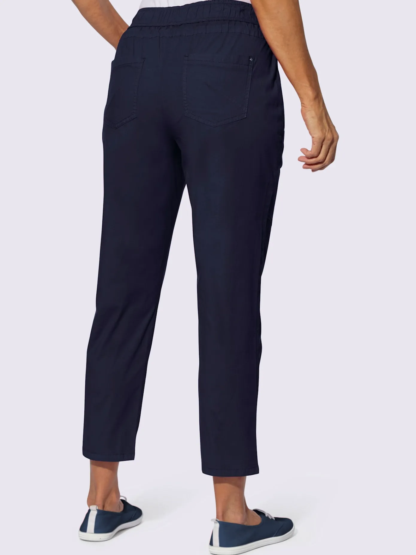 Collection L Pantalons<Pantalon 7/8 qualité coton