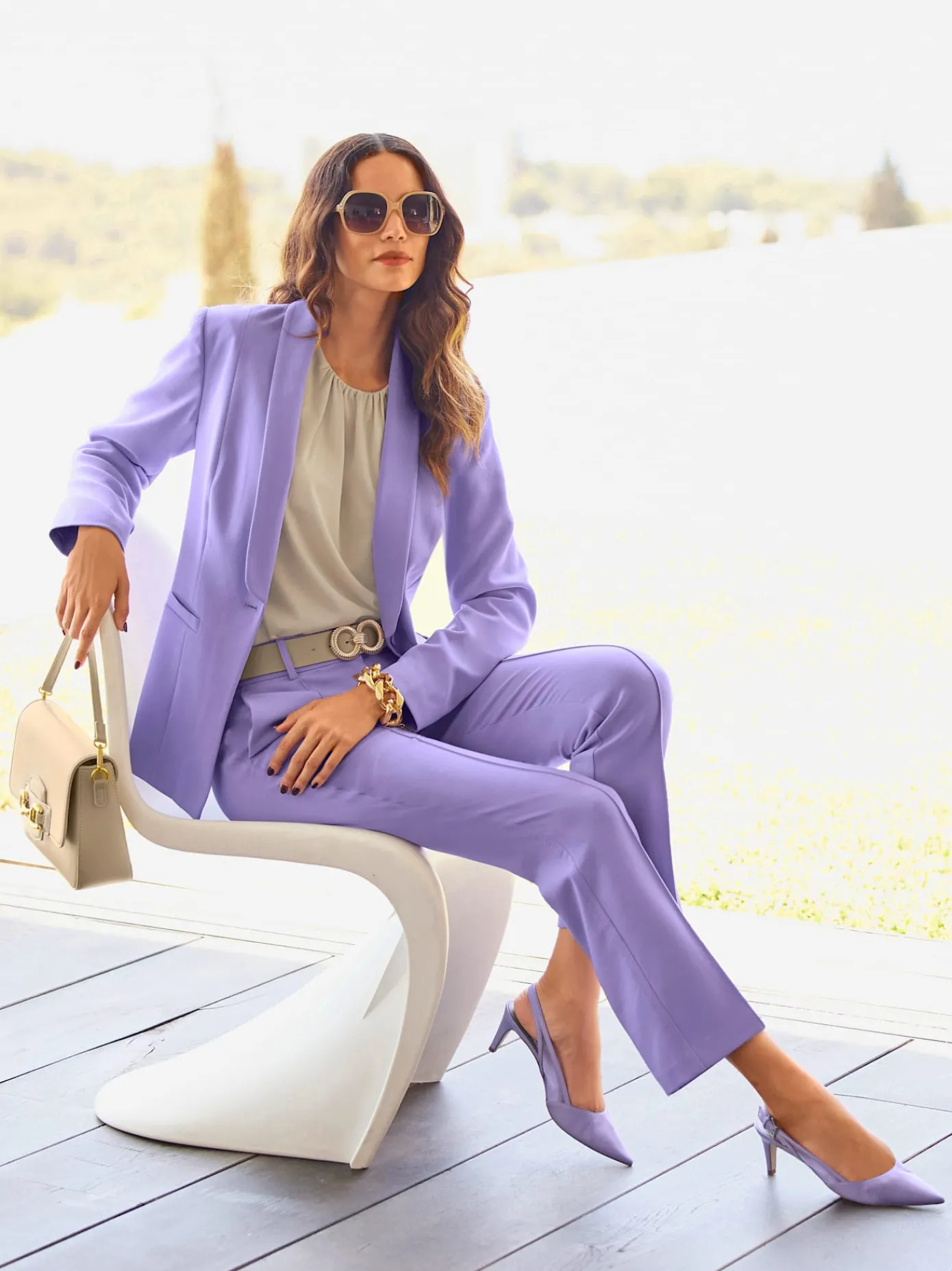 Ashley Brooke Pantalons<Pantalon 7/8 qualité légère, confortable à porter