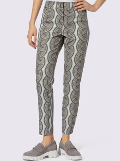 Rick Cardona Pantalons<Pantalon 7/8 ravissant tissu imprimé