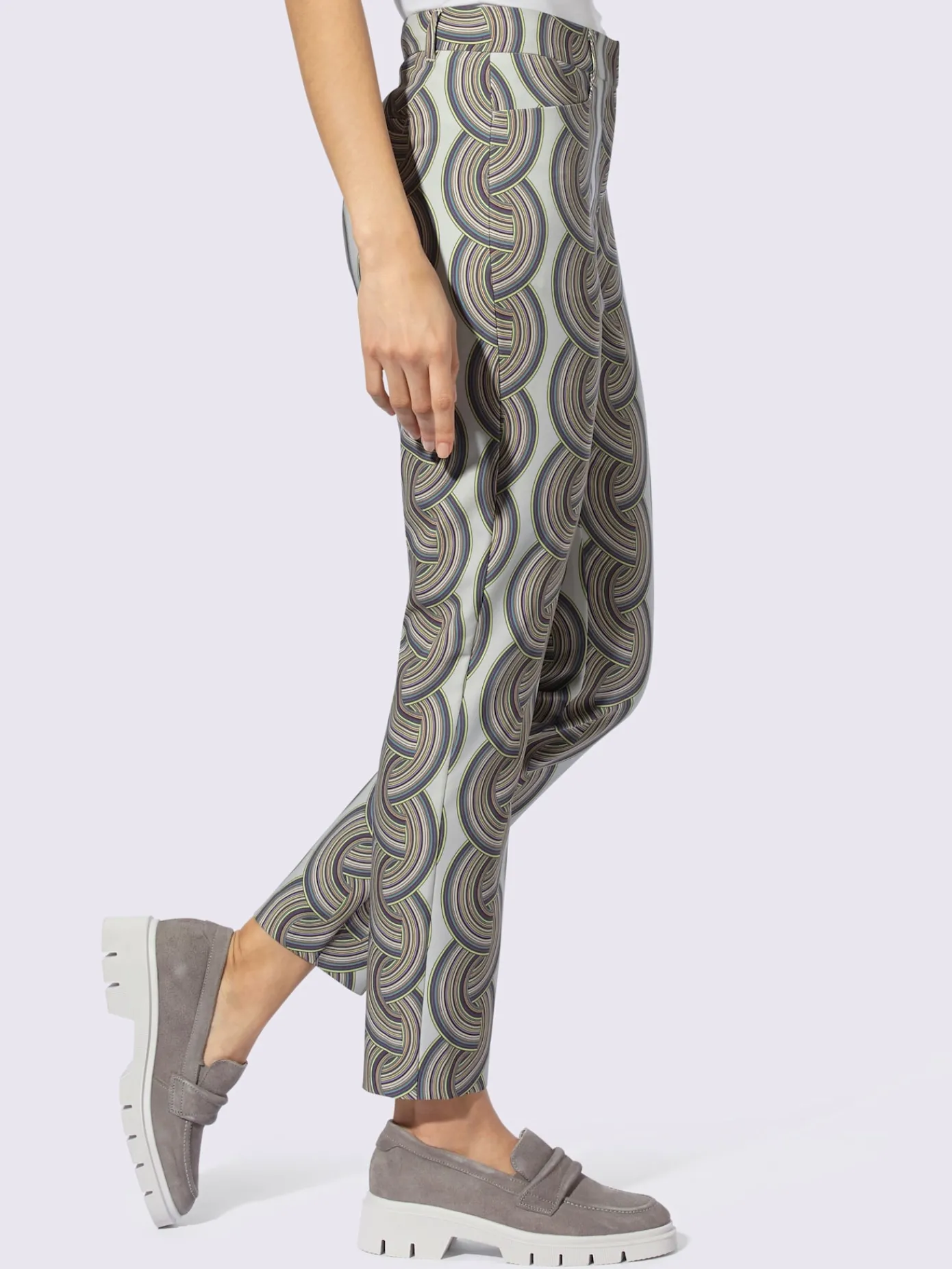 Rick Cardona Pantalons<Pantalon 7/8 ravissant tissu imprimé