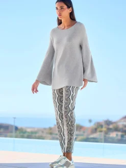 Rick Cardona Pantalons<Pantalon 7/8 ravissant tissu imprimé