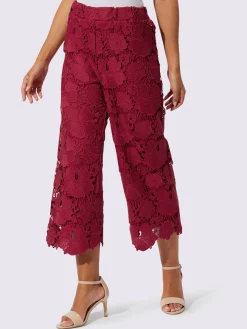 Creation L Pantalons<Pantalon 7/8 superbe dentelle