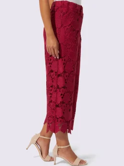 Creation L Pantalons<Pantalon 7/8 superbe dentelle