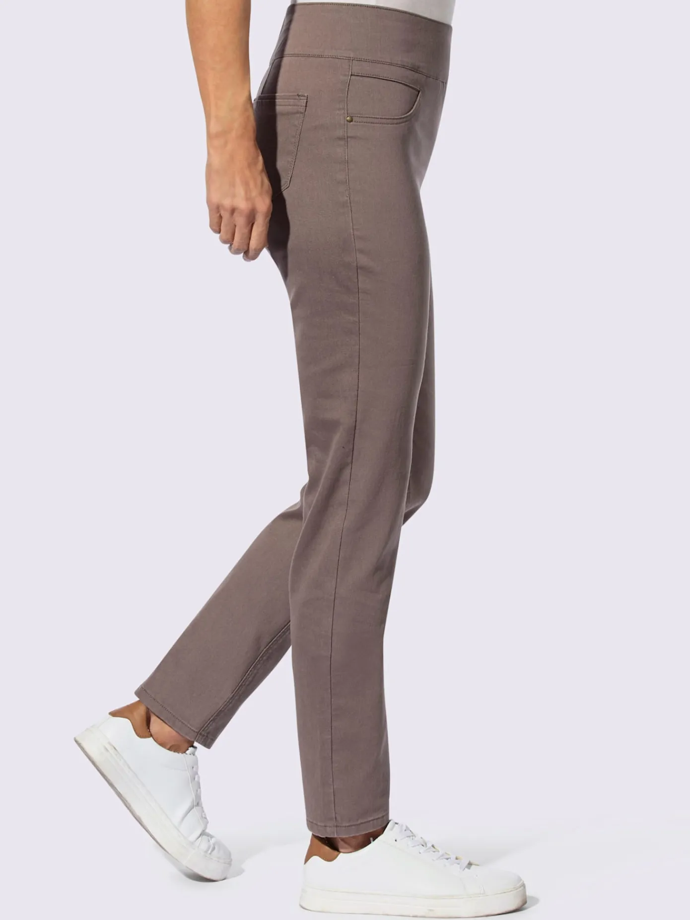 Collection L Pantalons<Pantalon avec ceinture large élastique et poches