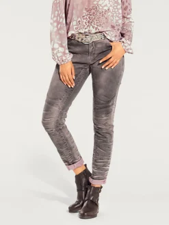 Rick Cardona Pantalons<Pantalon boyfriend coupe droite