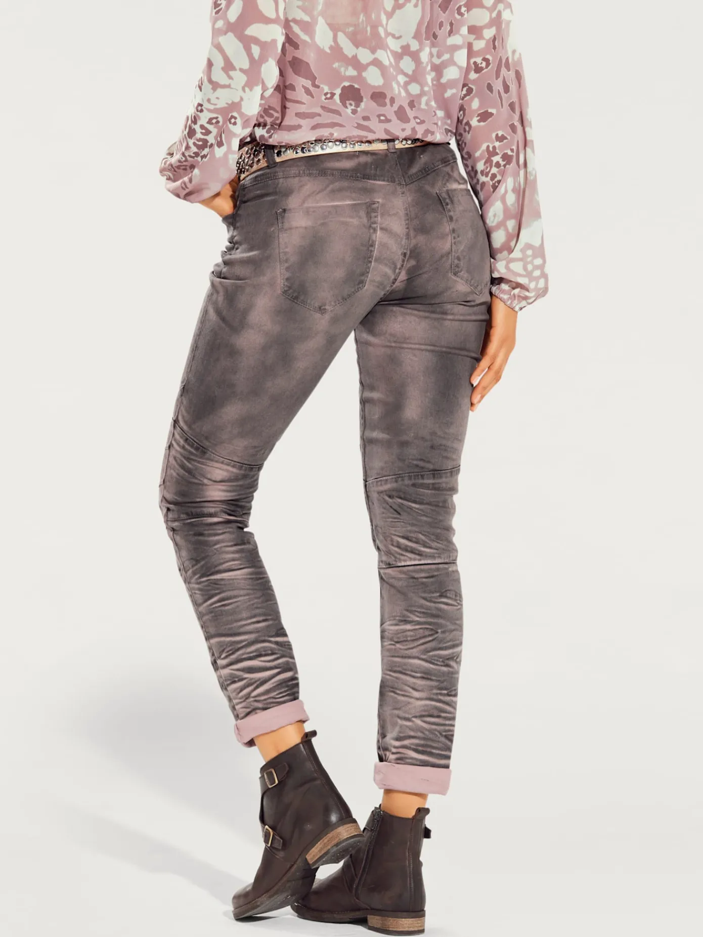 Rick Cardona Pantalons<Pantalon boyfriend coupe droite
