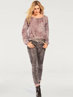 Rick Cardona Pantalons<Pantalon boyfriend coupe droite