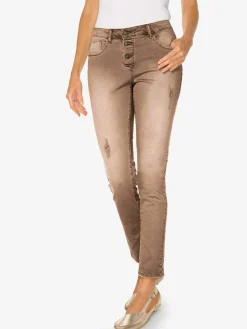 Linea Tesini Pantalons<Pantalon boyfriend coupe droite