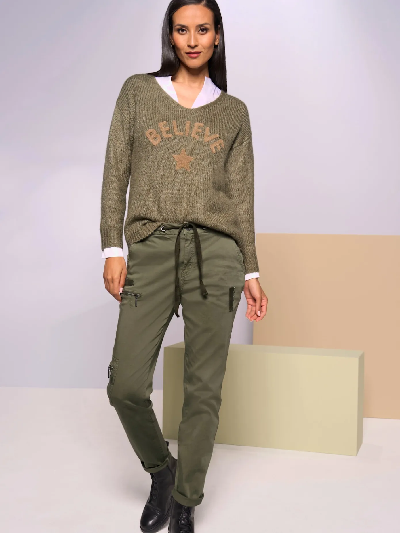 Rick Cardona Pantalons<Pantalon cargo coupe cargo décontractée