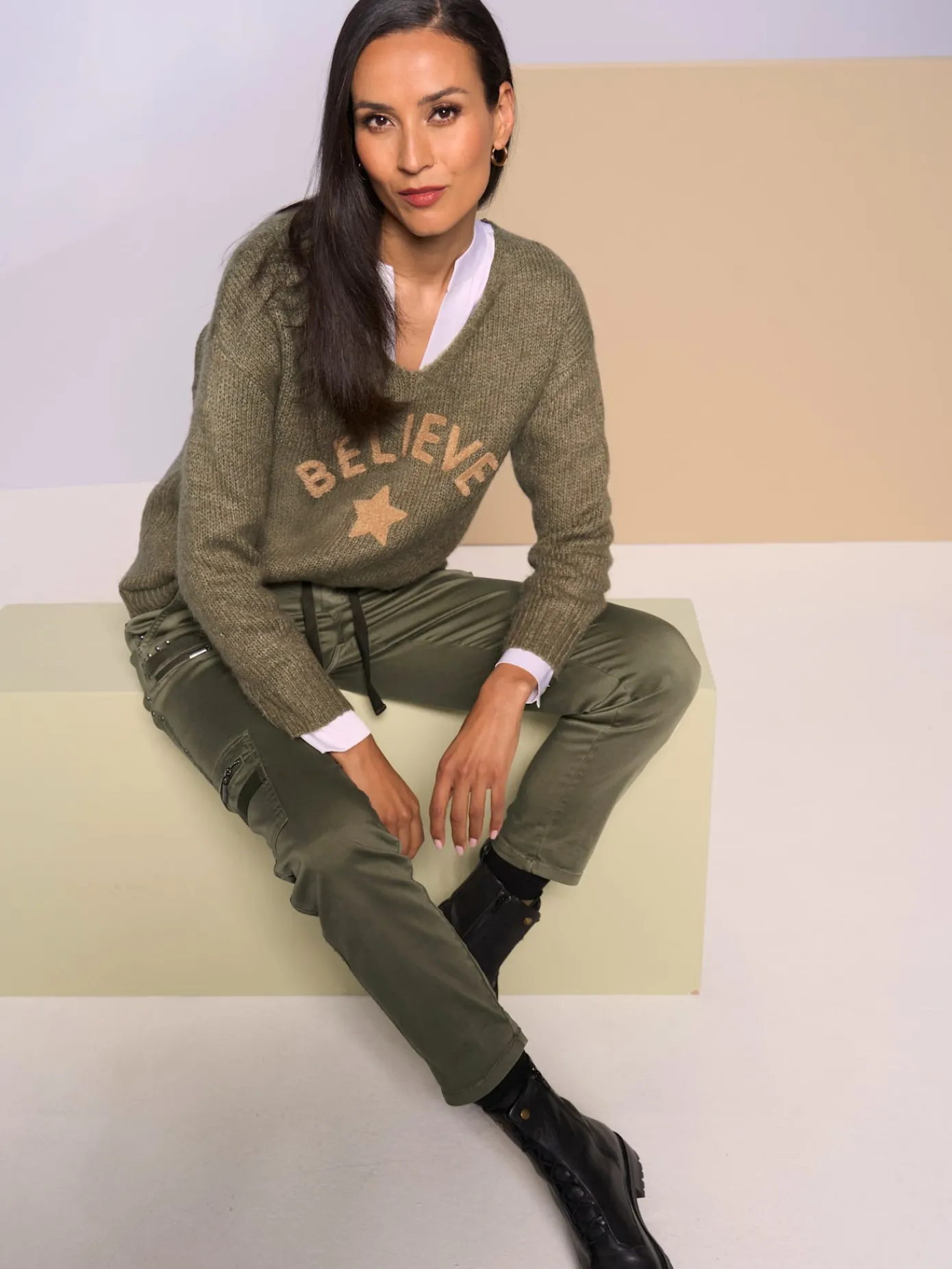 Rick Cardona Pantalons<Pantalon cargo coupe cargo décontractée