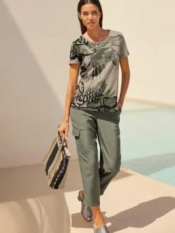 Rick Cardona Pantalons<Pantalon cargo poche à rabat décorative sur le côté