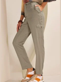 Rick Cardona Pantalons<Pantalon cargo pur lyocell