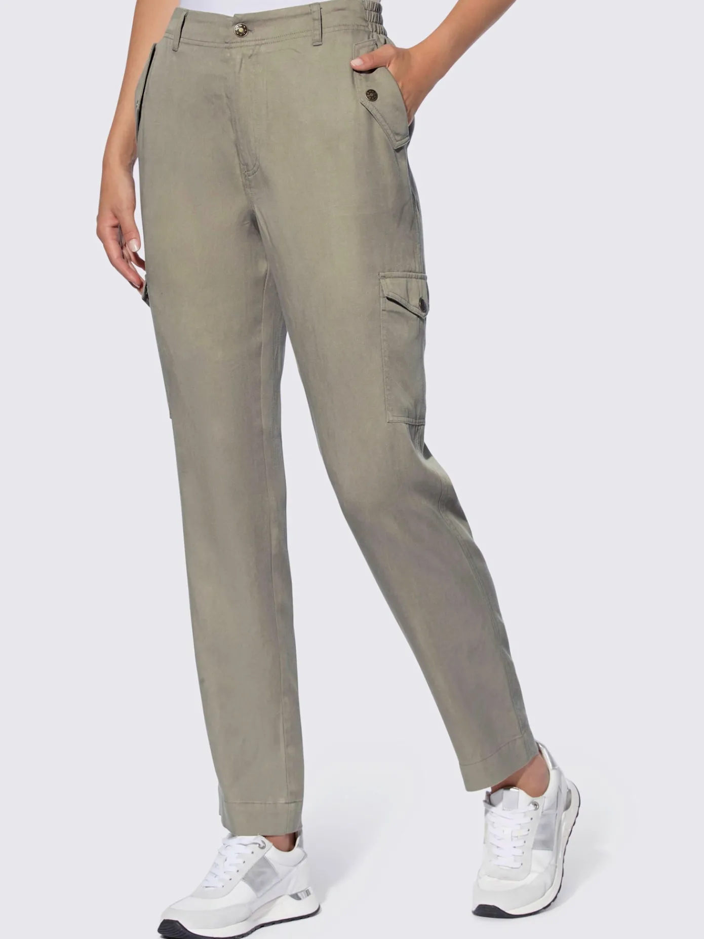Rick Cardona Pantalons<Pantalon cargo pur lyocell
