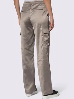Rick Cardona Pantalons<Pantalon cargo qualité satin légèrement brillante