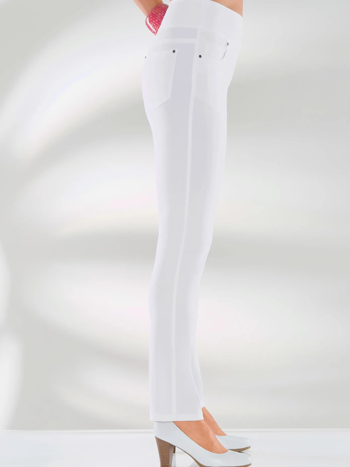 Collection L Pantalons<Pantalon ceinture haute affinante à glissière