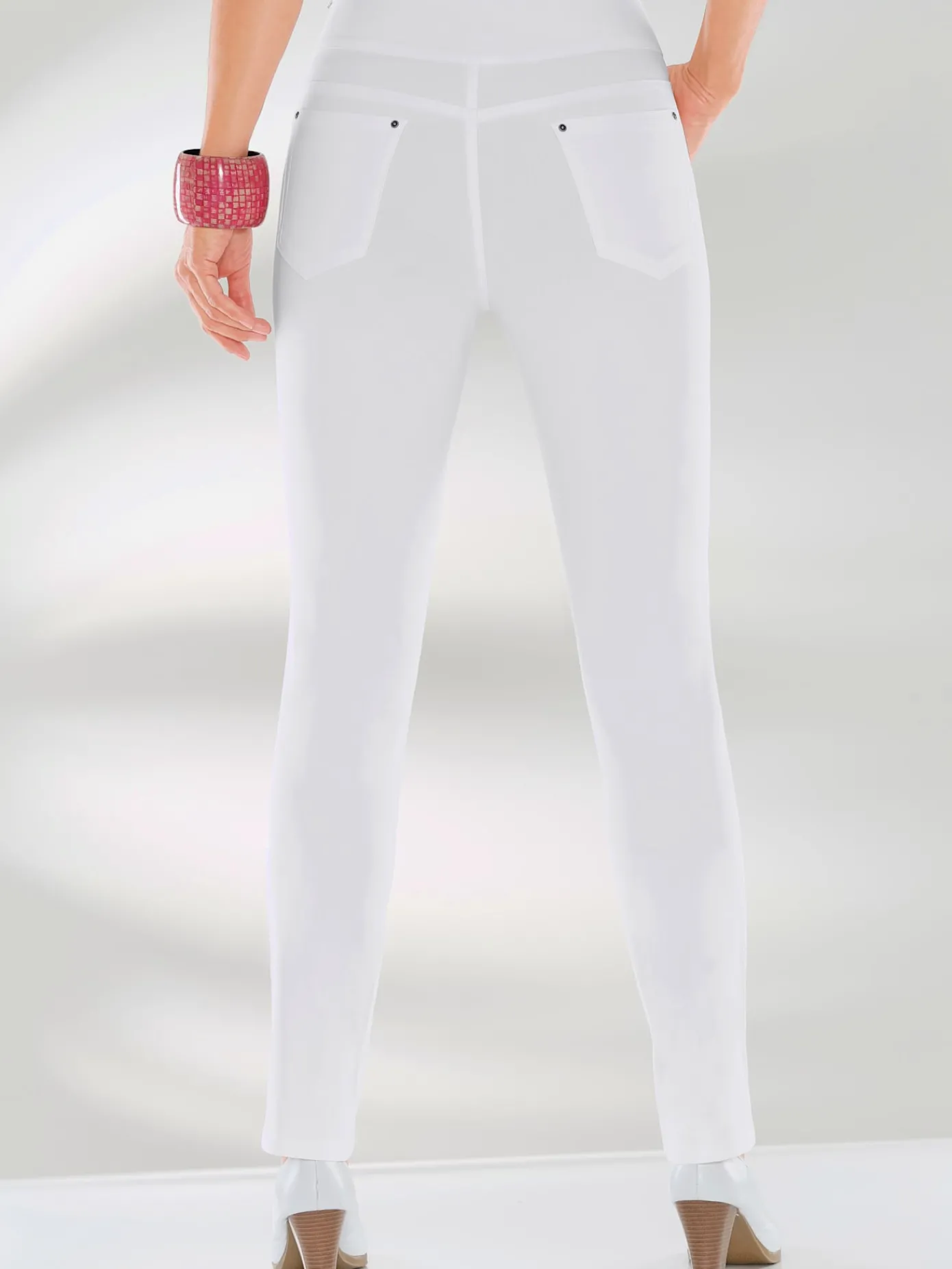 Collection L Pantalons<Pantalon ceinture haute affinante à glissière