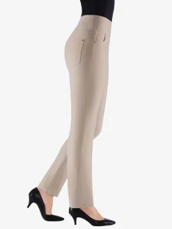 Collection L Pantalons<Pantalon ceinture haute affinante à glissière