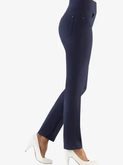 Collection L Pantalons<Pantalon ceinture haute affinante à glissière