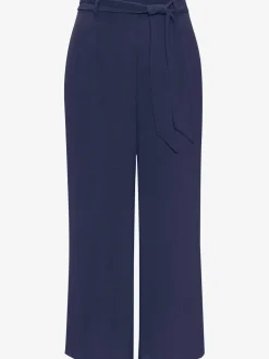 Vivance Pantalons<Pantalon ceinture élastique avec bordure volantée au dos