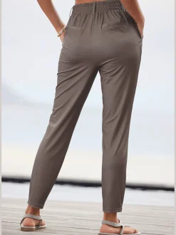 LASCANA Pantalons<Pantalon ceinture élastique avec cordon