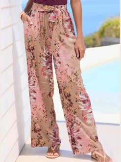 LASCANA Pantalons<Pantalon ceinture élastique douce