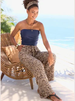 Buffalo Pantalons<Pantalon ceinture élastique douce