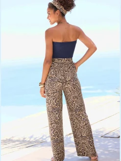 Buffalo Pantalons<Pantalon ceinture élastique douce