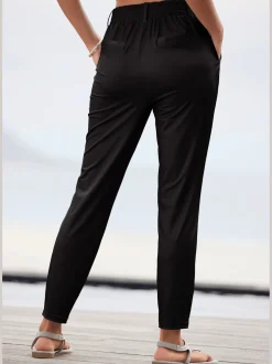 LASCANA Pantalons<Pantalon ceinture élastique avec cordon