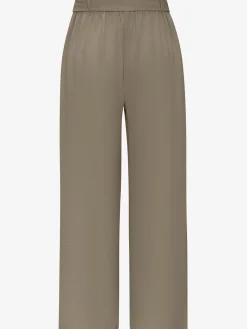 Vivance Pantalons<Pantalon ceinture élastique avec bordure volantée au dos