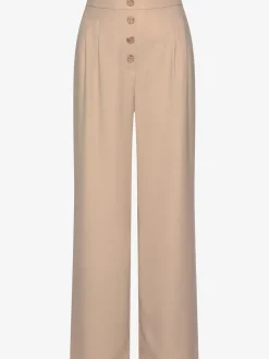 LASCANA Pantalons<Pantalon ceinture lisse devant