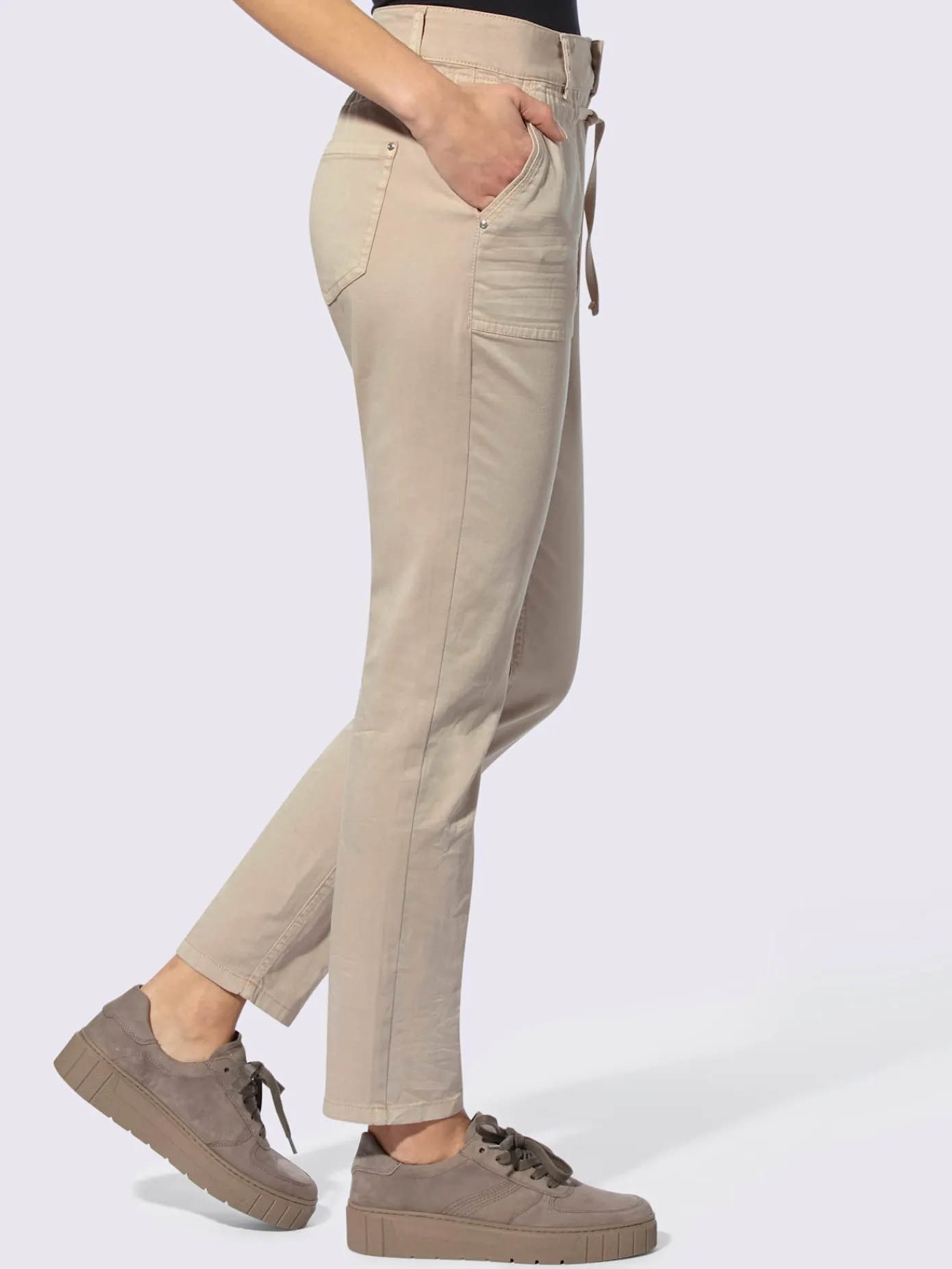 Best Connection Pantalons<Pantalon ceinture tendance
