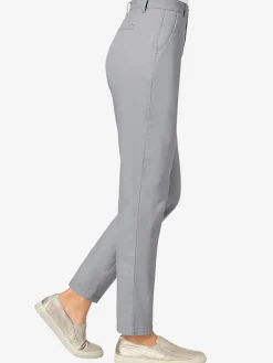 Pantalons<Pantalon chino femme en coton extensible