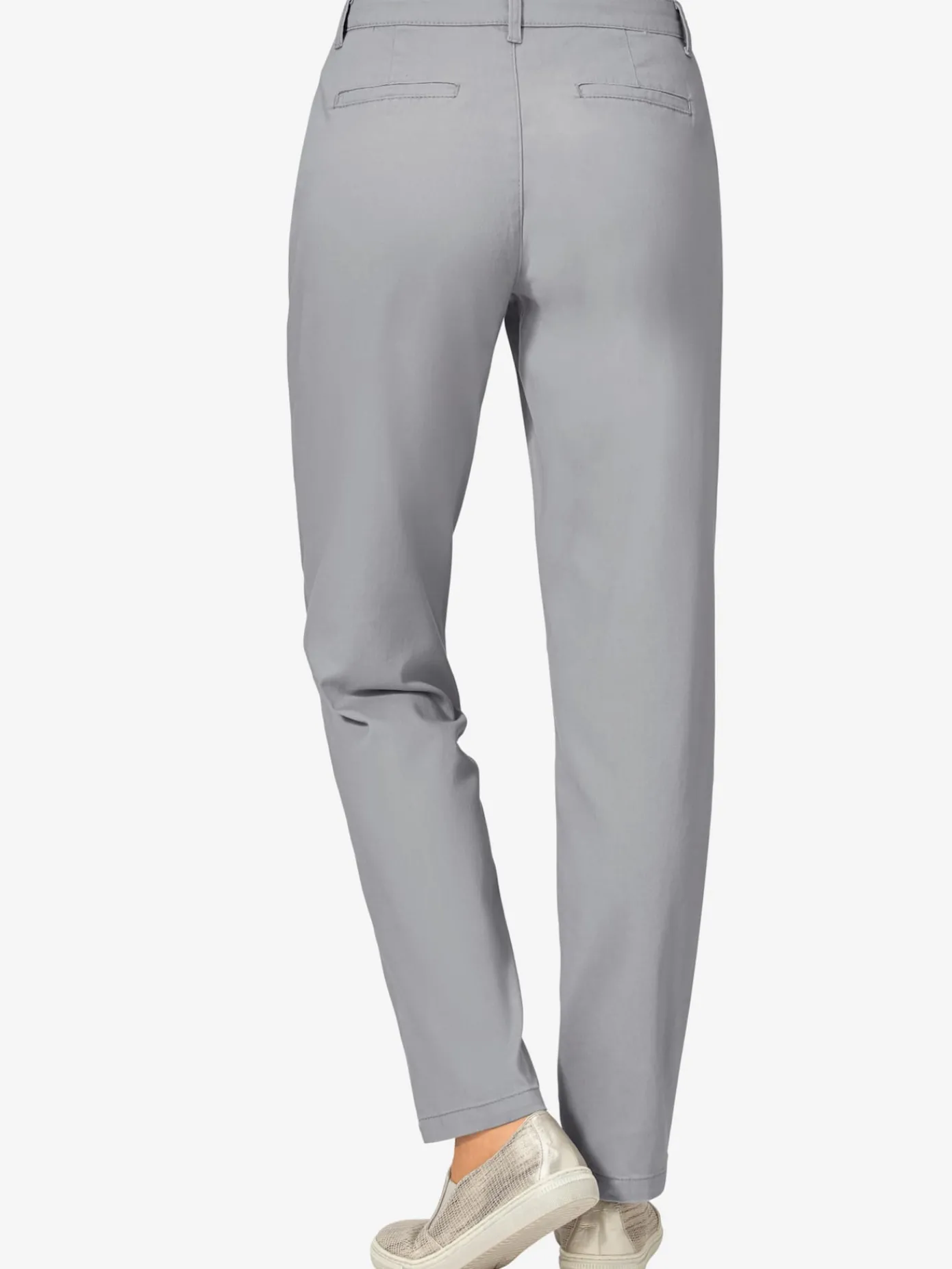 Pantalons<Pantalon chino femme en coton extensible