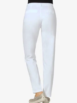 Pantalons<Pantalon chino femme en coton extensible