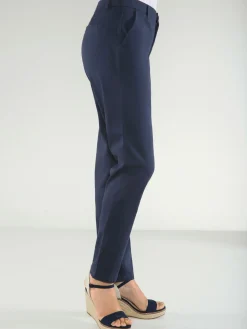 Pantalons<Pantalon chino femme en coton extensible