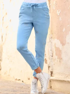 Mandarin Pantalons<Pantalon coton extensible confortable