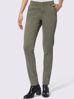 Rick Cardona Pantalons<Pantalon coupe 5 poches décontractée