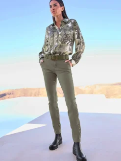 Rick Cardona Pantalons<Pantalon coupe 5 poches décontractée