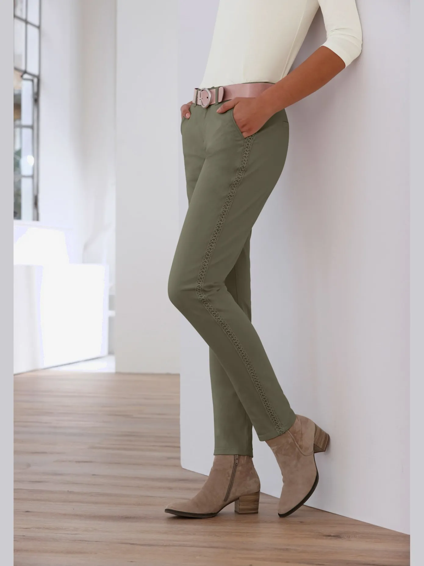 Linea Tesini Pantalons<Pantalon coupe droite