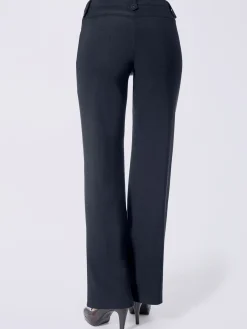 Alessa W. Pantalons<Pantalon coupe droite détails boutonnés