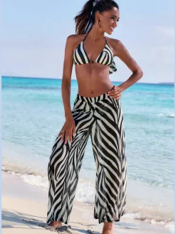 French Connection Pantalons<Pantalon de plage taille élastiquée