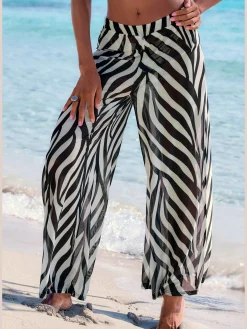 French Connection Pantalons<Pantalon de plage taille élastiquée