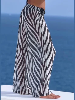 French Connection Pantalons<Pantalon de plage taille élastiquée