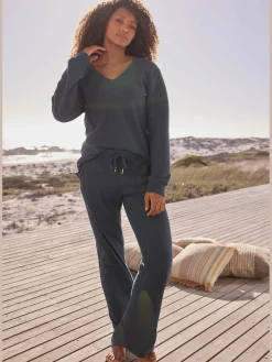 s.Oliver Pantalons<Pantalon de survêtement pantalon sweat avec jambes larges