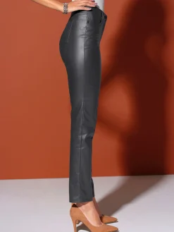 Creation L Pantalons<Pantalon effet enduit coupe féminine