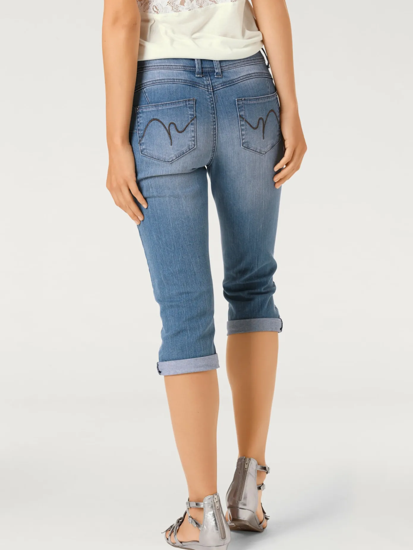 Linea Tesini Pantalons<Pantalon effet ventre plat coupe skinny