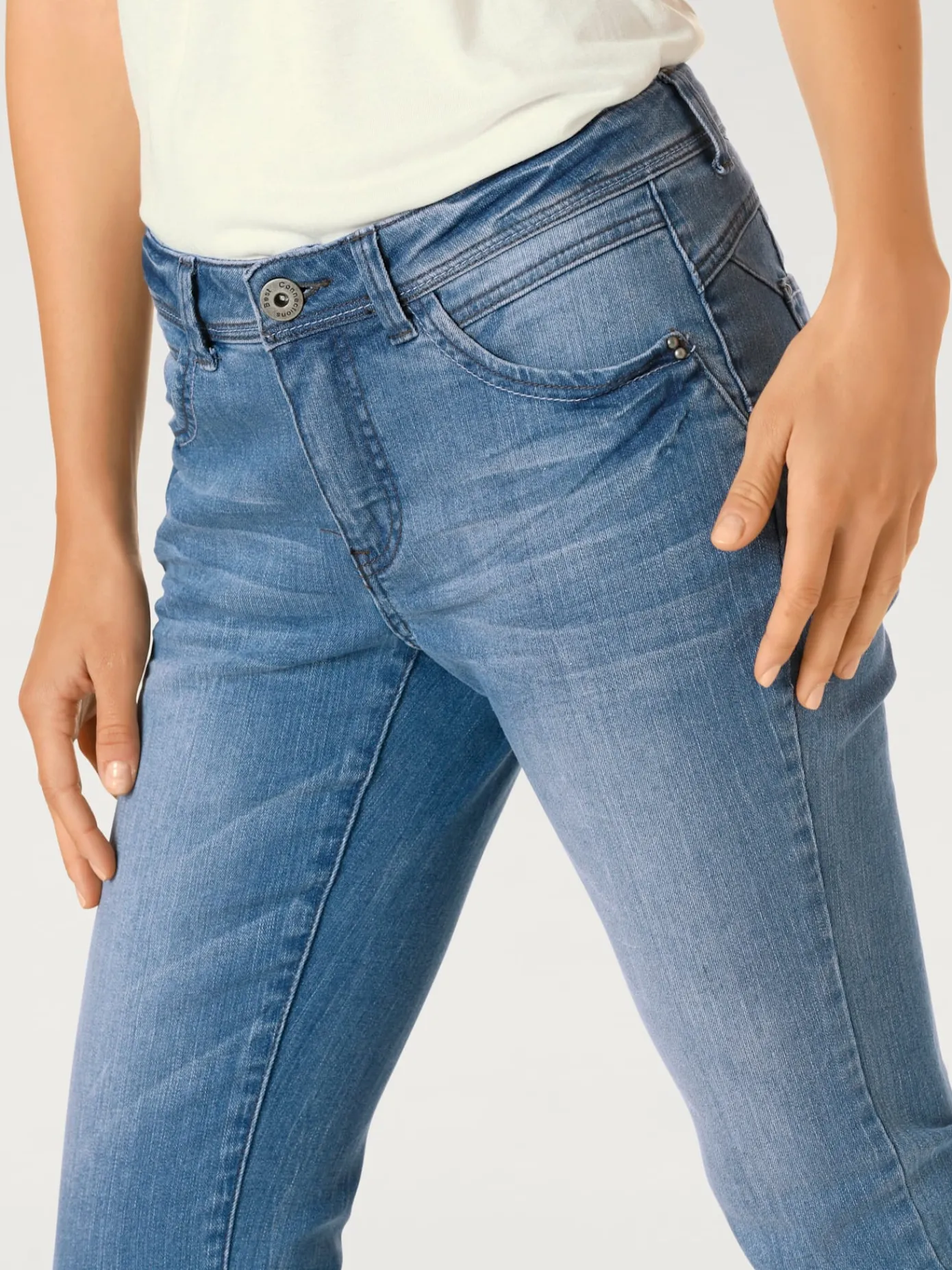 Linea Tesini Pantalons<Pantalon effet ventre plat coupe skinny