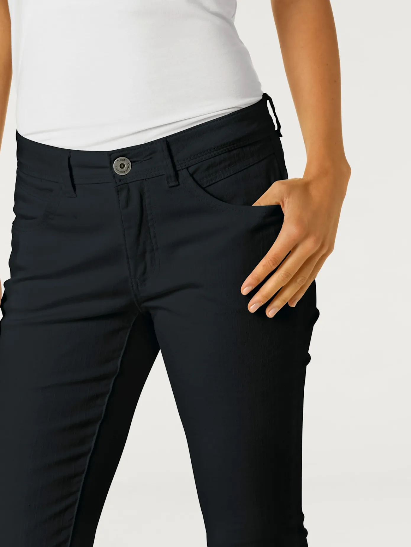 Linea Tesini Pantalons<Pantalon effet ventre plat coupe skinny