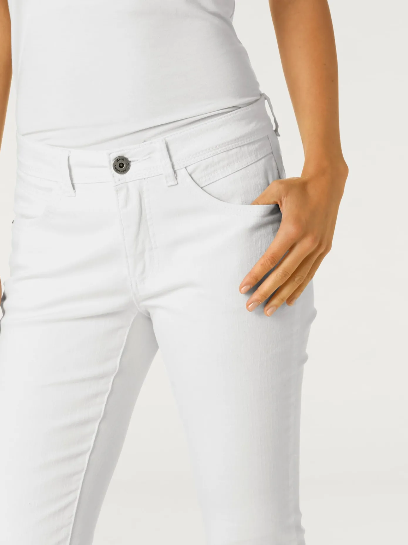 Linea Tesini Pantalons<Pantalon effet ventre plat coupe skinny