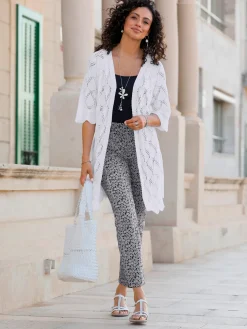 Pantalons<Pantalon en bengaline avec viscose